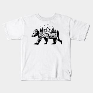 The Mountains Are Calling Kids T-Shirt